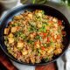 Fried Tofu Rice Plate