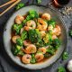 Stir Fried Shrimp Vegetables
