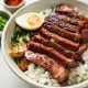 Grilled Beef Rice Plate