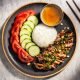 Grilled Pork Rice Plate